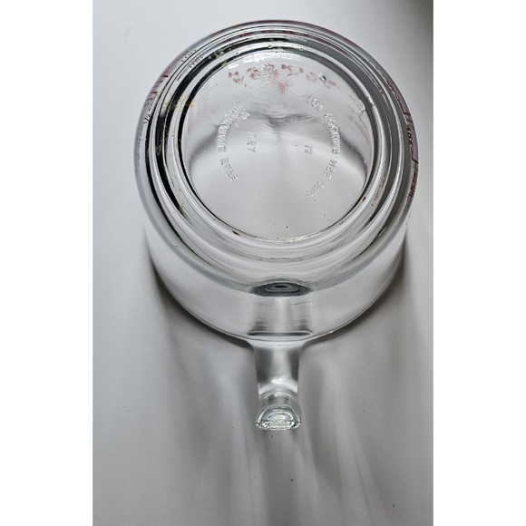 Anchor Hocking Glass Measuring Cup Open Handle 4-Cups 32oz 1-Quart Red Lettering - Picture 4 of 10